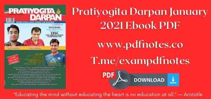 Pratiyogita Darpan January 2021 Ebook PDF