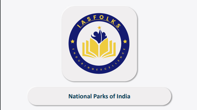 National Parks of India UPSC PDF