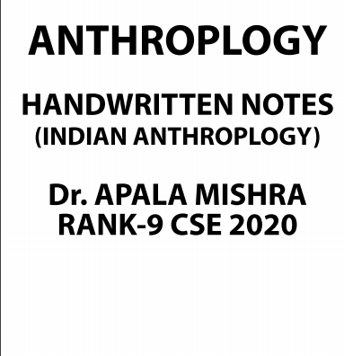 Apala Mishra Anthropology Optional Notes PDF