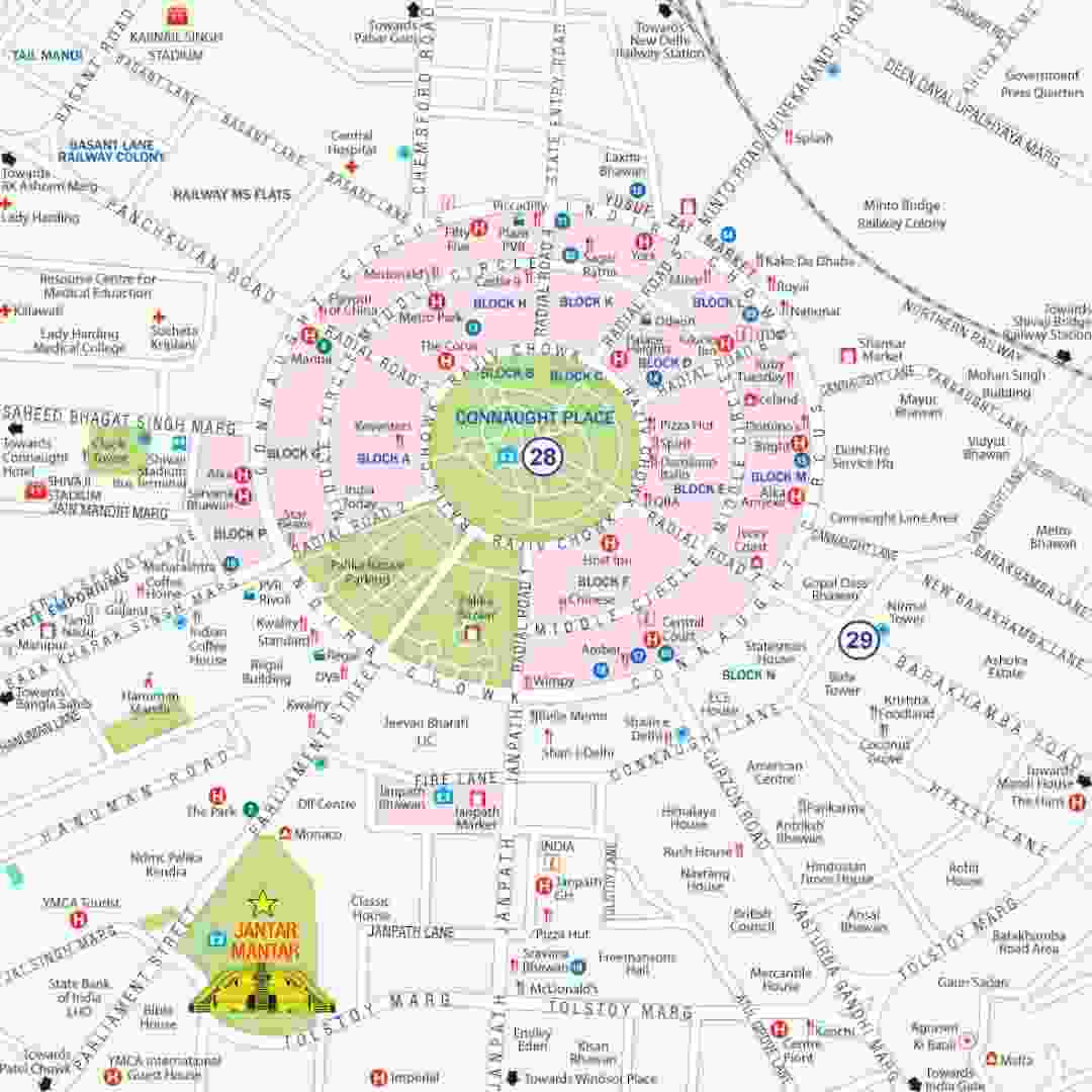 Delhi Tourist Places List, Tourist Map PDF