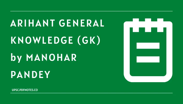 Arihant General Knowledge (GK) 2023 by Manohar Pandey