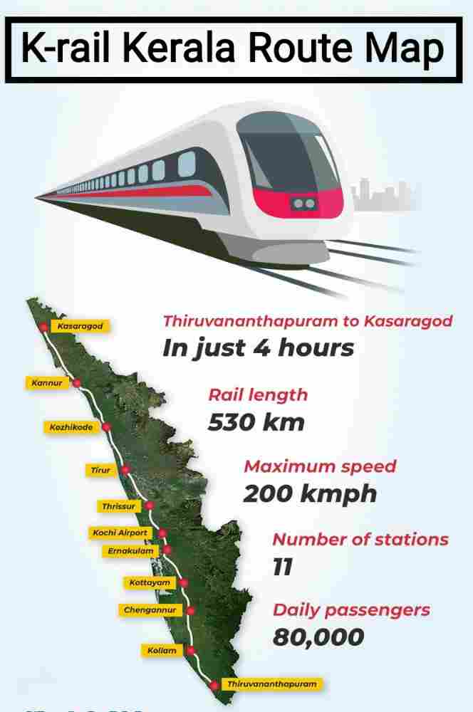 K Rail Kerala Route Map Pdf Download