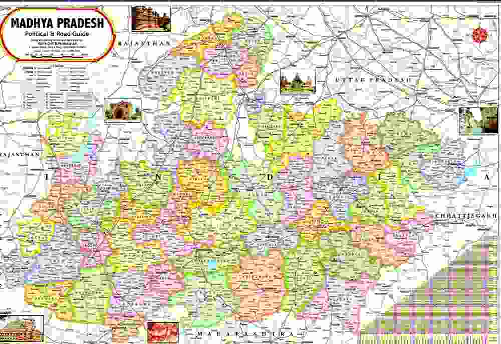 Madhya Pradesh Map HD PDF