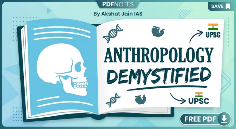 Anthropology Demystified PDF Book By Akshat Jain