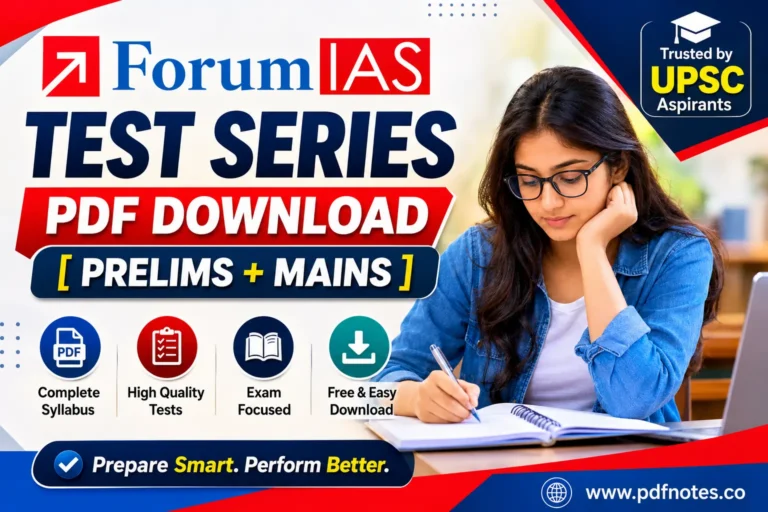forum ias test pdf