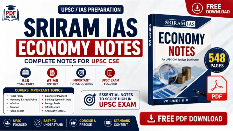 sri ram ias economy pdf