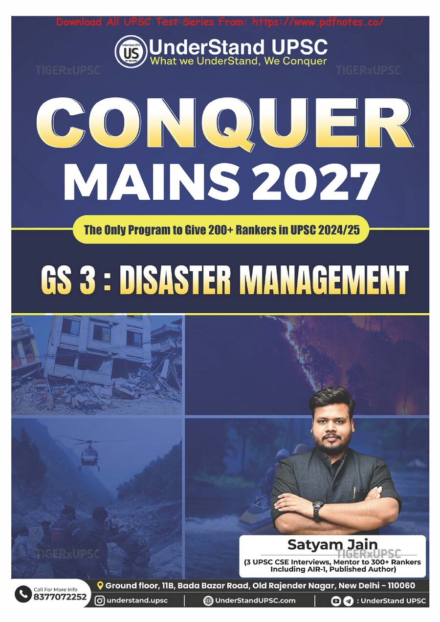 Disaster Management (English)Conquer Mains 2027.pdf