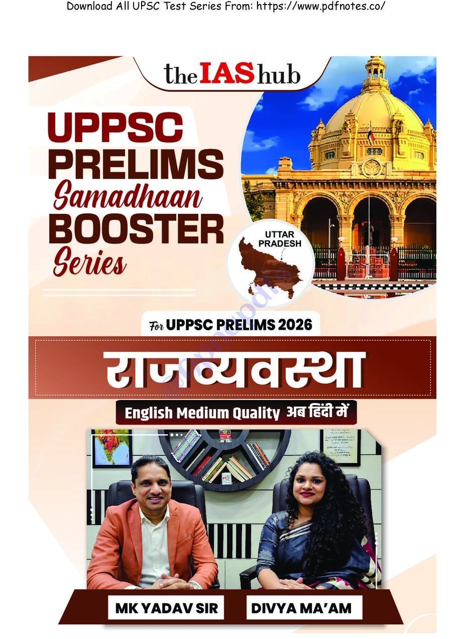 Indian Polity UPPCS Prelims Booster 2026 Hindi.pdf