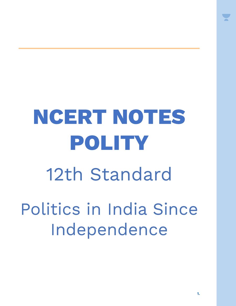 Politics in India SinceI 12TH.pdf