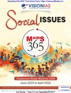 Vision IAS Mains 365 Social Issues (June 2025 – April 2026).pdf